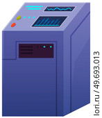 Industrial equipment with touch screen, buttons, machine, device for data entry and monitoring. Electronic installation and monitor. Technical facilities for control, management of production process. Industrial equipment with touch screen, buttons, machine, device for data entry and monitoring. Стоковая иллюстрация, агентство Ingram Publishing / Фотобанк Лори