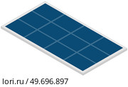 Modern smart electrical solar power panel, smart technology. Digital related asset. Power plant battery energy storage with photovoltaic solar panels and rechargeable li-ion electricity backup. Modern smart electrical solar power panel, smart technology. Digital related asset, energy storage. Стоковая иллюстрация, агентство Ingram Publishing / Фотобанк Лори