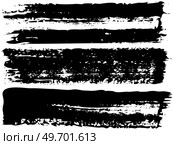 Set of different abstract shapes, smears and prints. Black design elements isolated on white background. Seamless pattern for creating style. Decoration template, brush strokes for design styling. Decoration template, brush strokes for design styling. Set of different abstract shapes, smears. Стоковая иллюстрация, агентство Ingram Publishing / Фотобанк Лори