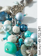 marine author  bracelete  with pearls and gemstones. fashion and jewelry concept. Стоковое фото, агентство Ingram Publishing / Фотобанк Лори