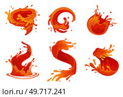 Water and juice splash liquide. Vector Illustration. A wave shape, beautiful red of oceans song A drop shape, humble manifestation of liquid state A dripped droplet, solitary actor in play of liquids. Water and juice splash liquide. A dripped droplet, micro tale of gravity and surface tension A spill shape, abstract. Стоковая иллюстрация, агентство Ingram Publishing / Фотобанк Лори