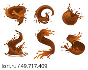 Water and juice splash liquide. Vector Illustration. A dripped droplet, delicate dancer in ballet of fluids A spill shape, unexpected art form from moment of chaos A brown water splash, coffee. Water and juice splash liquide. A wave shape, sculpted testament to oceans rhythm A drop shape, gentle whisper of fluid. Стоковая иллюстрация, агентство Ingram Publishing / Фотобанк Лори