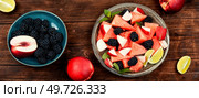 Delicious watermelon salad. Стоковое фото, агентство Ingram Publishing / Фотобанк Лори