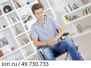 a boy in a wheelchair. Стоковое фото, агентство Ingram Publishing / Фотобанк Лори