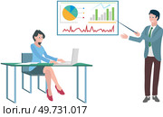 Office workers. Vector illustration. Office workers strive for continuous improvement and growth Office work involves multitasking and handling multiple responsibilities A worker employee seeks. Office workers. Office workers support each other to achieve common objectives Office work involves managing schedules. Стоковая иллюстрация, агентство Ingram Publishing / Фотобанк Лори