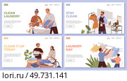 Laundry. Vector illustration. Laundry is essential chore for keeping clothes clean Washing clothes regularly ensures cleanliness and hygiene Clothing care involves proper washing techniques. Laundry. Laundry is essential chore for keeping clothes clean. Washing clothes regularly ensures cleanliness and hygiene. Стоковая иллюстрация, агентство Ingram Publishing / Фотобанк Лори