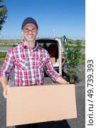 portrait of a happy logistician. Стоковое фото, агентство Ingram Publishing / Фотобанк Лори