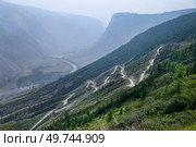 Перевал Кату-Ярык, Республика Алтай. Стоковое фото, фотограф Римма Тельнова / Фотобанк Лори