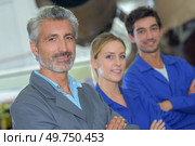 portrait of future aircraft assembler. Стоковое фото, агентство Ingram Publishing / Фотобанк Лори