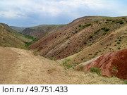 Алтайский "Марс", цветные горы, урочище Кызыл-Чин. Стоковое фото, фотограф Римма Тельнова / Фотобанк Лори