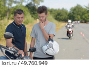 concept of a motorbike test. Стоковое фото, агентство Ingram Publishing / Фотобанк Лори