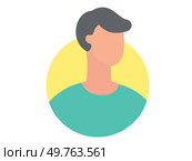 People avatar vector illustration. The human head holds power thoughts, emotions, and complexity mind Personal profiles provide insight into users preferences, hobbies, and social connections. People avatar. Society is collective individuals who influence and shape one another. Стоковая иллюстрация, агентство Ingram Publishing / Фотобанк Лори