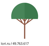 Tree vector illustration. Trees are lungs earth, producing oxygen and absorbing carbon dioxide The delicate balance ecosystem relies on presence diverse flora and fauna The rhythmic cycle growth. Tree. Climate conditions affect growth and survival trees in different regions. Стоковая иллюстрация, агентство Ingram Publishing / Фотобанк Лори