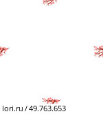 Sakura pattern vector illustration. The continual blooming sakura flowers represented everlasting cycle life and renewal The seamless sakura pattern concept explored interplay between nature and human. Sakura pattern. The floral design featured seamless pattern sakura blossoms. Стоковая иллюстрация, агентство Ingram Publishing / Фотобанк Лори