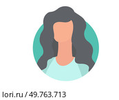 Person icon vector illustration. Portrait artists capture essence and character person in their artwork The head houses mind and thoughts, making it symbol persons intellect and consciousness. Person icon. Personal experiences shape and define persons unique identity and perspective. Стоковая иллюстрация, агентство Ingram Publishing / Фотобанк Лори