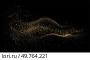 Abstract shiny Gold Glitter design element. For New Year, Merry Christmas, Birthday and Wedding greeting card and invitation design. Abstract shiny gold glitter design element. For New Year, Merry Christmas greeting card design. Стоковая иллюстрация, агентство Ingram Publishing / Фотобанк Лори