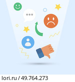 Social media. Vector illustration. Social media platforms provide space for communities to come together The connection between individuals on social media transcends geographical boundaries. Social media. Messaging apps are popular tools for social media interaction. Стоковая иллюстрация, агентство Ingram Publishing / Фотобанк Лори
