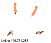 Jumping people vector illustration. People find happiness in carefree act leaping with joyous abandon Success and happiness intertwine in spirited actions jumping people The jumping people metaphor. Jumping people. Energetic individuals find freedom in leaping and hopping with enthusiasm. Стоковая иллюстрация, агентство Ingram Publishing / Фотобанк Лори