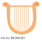 Musical instruments vector illustration. Orchestral equipment blends seamlessly, creating harmonious musical landscape Instruments come alive, shaping rhythmic and melodic masterpiece. Yellow harp. Musical instruments. World Music Day celebrates diversity tunes from around globe. Yellow harp. Стоковая иллюстрация, агентство Ingram Publishing / Фотобанк Лори