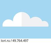 Cloud vector illustration. The environments ambiance is influenced by natural movement clouds Winds whisper through cloudscape, shaping contours fluffy cumulus. Cloud. Cumulus clouds cluster together, creating natural spectacle in cloudscape. Стоковая иллюстрация, агентство Ingram Publishing / Фотобанк Лори
