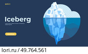 Glaciers vector illustration. Icebergs, like frozen sculptures, navigate polar seas with grace Glaciers, as frozen custodians, guard secrets Earths past Antarctic landscapes, with their glacial. Glaciers. The cold embrace icy bergs symbolizes resilience polar environments. Стоковая иллюстрация, агентство Ingram Publishing / Фотобанк Лори