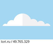 Cloud vector illustration. Cloudy weather adds layer mystique, turning sky into canvas dreams Fluffy clouds ascend, creating cloudscape seems lifted from fairy tale. Cloud. Clouds, like puffballs, float above, casting shadows in this heavenly display. Стоковая иллюстрация, агентство Ingram Publishing / Фотобанк Лори