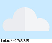 Cloud vector illustration. Fluffy clouds decorate heavens, contributing to ever-changing cloudscape Atmospheric variations manifest in form natural and dynamic cloud formations. Cloud. Cumulus clouds soar high above, casting shadows paint environment below. Стоковая иллюстрация, агентство Ingram Publishing / Фотобанк Лори
