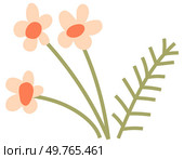 Spring flower vector illustration. The flourishing plants showcased splendor season The beautiful flowers in full bloom were sight to behold The season renewal brought forth profusion colorful blooms. Spring flower. The florid landscape was testament to beauty spring. The flourishing plants showcased vitality season. Стоковая иллюстрация, агентство Ingram Publishing / Фотобанк Лори