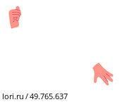 Body part hands vector illustration. Teaching elementary anatomy sparks curiosity and interest in complexities human body Body part metaphors add creative and imaginative dimension to study anatomy. Body part. Anatomical education equips individuals with essential knowledge for healthy lifestyle. Стоковая иллюстрация, агентство Ingram Publishing / Фотобанк Лори