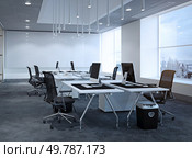 modern office interior, 3d rendering concept design. modern office interior, Стоковое фото, агентство Ingram Publishing / Фотобанк Лори