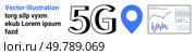 Large 5G text, blue location pin, and data chart with graphs and bar elements. Ideal for mobile technology, data analysis, digital ecosystems, telecommunications, connectivity, business improvement. 5G Technology Infographic with Data Chart and Location Pin Symbol in Modern Design. Стоковая иллюстрация, агентство Ingram Publishing / Фотобанк Лори