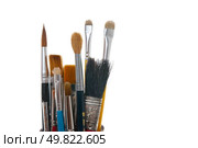 Paintbrushes isolated on white background. Стоковое фото, агентство Ingram Publishing / Фотобанк Лори