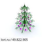 abstract christmas tree. 3D firtree. Стоковое фото, агентство Ingram Publishing / Фотобанк Лори