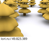 abstract christmas tree. 3D firtree. Стоковое фото, агентство Ingram Publishing / Фотобанк Лори