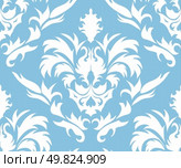 Damask seamless background for yours design use. For easy making seamless pattern just drag all group into swatches bar, and use it for filling any contours. Стоковая иллюстрация, агентство Ingram Publishing / Фотобанк Лори