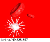 virus in human blood. 3d. Стоковое фото, агентство Ingram Publishing / Фотобанк Лори