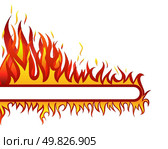 Inferno fire vector background for design use. Стоковая иллюстрация, агентство Ingram Publishing / Фотобанк Лори