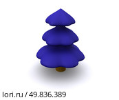 abstract christmas tree. 3D firtree. Стоковое фото, агентство Ingram Publishing / Фотобанк Лори