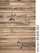 Wooden background with weathered wood and rusty nails. Стоковое фото, агентство Ingram Publishing / Фотобанк Лори