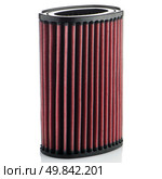 Air filter on white background. Vehicle Modification Accessories. Стоковое фото, агентство Ingram Publishing / Фотобанк Лори