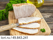 Cold baked pork. Стоковое фото, агентство Ingram Publishing / Фотобанк Лори