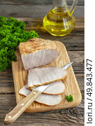 Cold baked pork. Стоковое фото, агентство Ingram Publishing / Фотобанк Лори