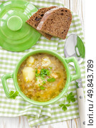 Buckwheat soup. Стоковое фото, агентство Ingram Publishing / Фотобанк Лори