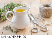 Thyme oil. Стоковое фото, агентство Ingram Publishing / Фотобанк Лори