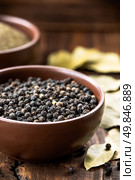 Black pepper. Стоковое фото, агентство Ingram Publishing / Фотобанк Лори