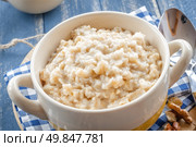 Oats porridge. Стоковое фото, агентство Ingram Publishing / Фотобанк Лори