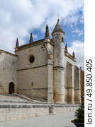 San Antonin Church at Tordesillas (Spain), located in Valladolid province, place where Catholic Monarchs signed the Treaty of Tordesillas with the Portuguese crown in 1494. Стоковое фото, агентство Ingram Publishing / Фотобанк Лори