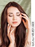 glamor portrait of beautiful girl. close-up. Стоковое фото, агентство Ingram Publishing / Фотобанк Лори