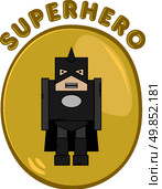 editable super cartoon hero character vector graphic art design illustration. super cartoon hero character. Стоковая иллюстрация, агентство Ingram Publishing / Фотобанк Лори