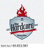 music label art vector graphic art design illustration. Стоковая иллюстрация, агентство Ingram Publishing / Фотобанк Лори